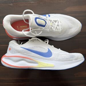 Size 14 - Nike Journey Run White Wild Mango Blue